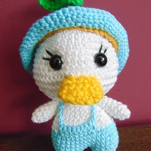 Kalapos kacsa - játék & sport - plüssállat & játékfigura - más figura - Meska.hu