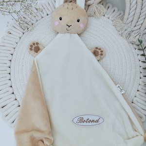 Plüss nyuszi rongyi - baba - mama - baba játékok - szundikendő, alvóka - Meska.hu