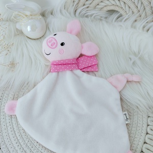 Cuki plüss malacka.  - baba - mama - baba játékok - szundikendő, alvóka - Meska.hu