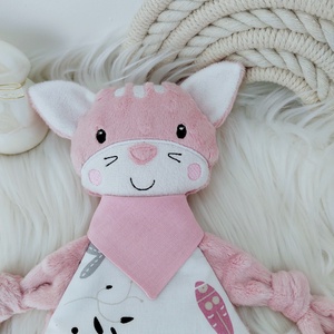 Púder minky cica - baba - mama - baba játékok - szundikendő, alvóka - Meska.hu