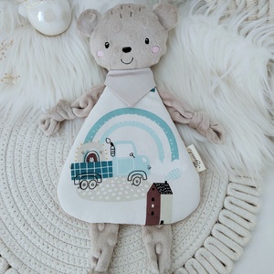 Világos drapp minky maci, Baba - mama, Baba játékok, Szundikendő, alvóka, Hímzés, Varrás, MESKA