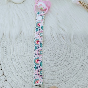 Textil cumitartó pánt.  - baba - mama - baba játékok - cumilánc - Meska.hu