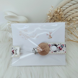 Textil cumitartó pánt.  - baba - mama - baba játékok - cumilánc - Meska.hu