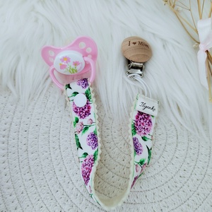 Textil cumitartó pánt. , Baba - mama, Baba játékok, Cumilánc, Varrás, Újrahasznosított alapanyagból készült termékek, MESKA