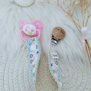 Textil cumitartó pánt. , Baba - mama, Baba játékok, Cumilánc, Varrás, MESKA