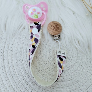 Textil cumitartó pánt.  - baba - mama - baba játékok - cumilánc - Meska.hu