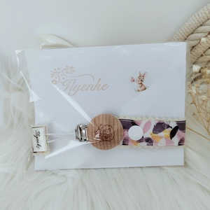 Textil cumitartó pánt.  - baba - mama - baba játékok - cumilánc - Meska.hu