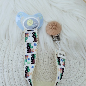 Textil cumitartó pánt.  - baba - mama - baba játékok - cumilánc - Meska.hu