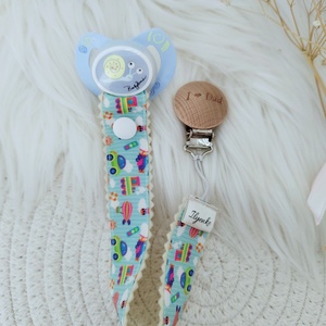 Textil cumitartó pánt.  - baba - mama - baba játékok - cumilánc - Meska.hu