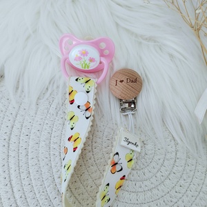 Textil cumitartó pánt.  - baba - mama - baba játékok - cumilánc - Meska.hu