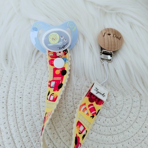 Textil cumitartó pánt.  - baba - mama - baba játékok - cumilánc - Meska.hu