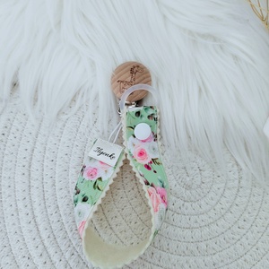 Textil cumitartó pánt.  - baba - mama - baba játékok - cumilánc - Meska.hu