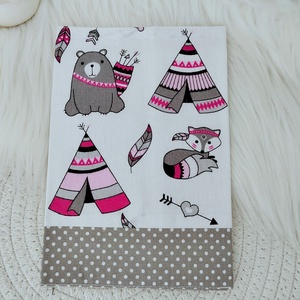 Két rétegű kiskönyv borító , Baba - mama, Babaemlékek, Egészségügyi kiskönyv borító, Varrás, Újrahasznosított alapanyagból készült termékek, MESKA