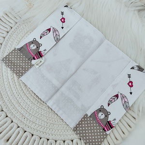 Két rétegű kiskönyv borító  - baba - mama - babaemlékek - egészségügyi kiskönyv borító - Meska.hu