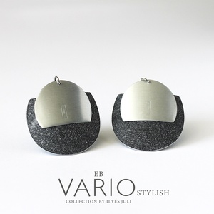 EB VARIO STYLISH Granite fülbevaló  - ékszer - fülbevaló - lógó fülbevaló - Meska.hu
