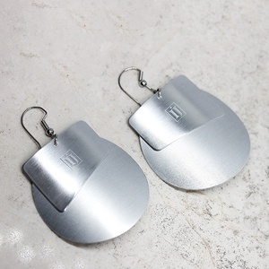 Saga Silver Fülbevaló - ékszer - fülbevaló - lógós kerek fülbevaló - Meska.hu