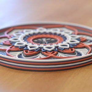 Mandala falidísz - otthon & életmód - dekoráció - fali és függő dekoráció - falra akasztható dekor - Meska.hu
