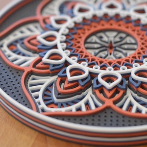 Mandala falidísz - otthon & életmód - dekoráció - fali és függő dekoráció - falra akasztható dekor - Meska.hu