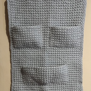 Fali tároló, Otthon & Életmód, Dekoráció, Asztal és polc dekoráció, Díszterítő polcra, komódra, Horgolás, MESKA