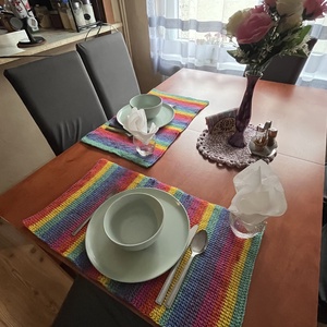 Horgolt tányéralátét, Otthon & Életmód, Dekoráció, Asztal és polc dekoráció, Díszterítő polcra, komódra, Horgolás, MESKA