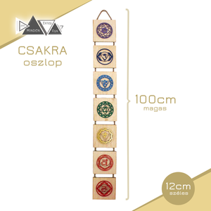 7 Csakra fali dekoráció - Meska.hu
