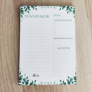 Tudatos Naptervezőm � Levelek - otthon & életmód - papír, írószer - naptár & tervező - Meska.hu
