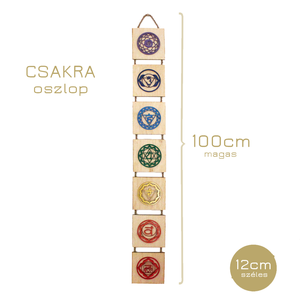 7 Csakra fali dekoráció, Otthon & Életmód, Dekoráció, Fali és függő dekoráció, Falra akasztható dekor, Famegmunkálás, MESKA