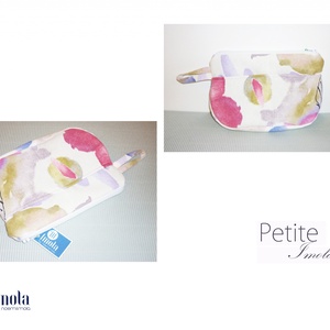 Zöld mintás neszesszer vagy tolltartó - táska & tok - neszesszer - Meska.hu