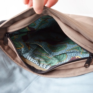 Camel vízlepergető kicsi hátizsák épület mintával -  - Meska.hu