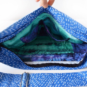 1.1 BASIC KOLLEKCIÓ Válltáska / Oldaltáska / Biciklis táska égkék - táska & tok - kézitáska & válltáska - vállon átvethető táska - Meska.hu