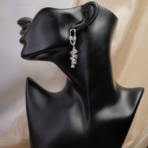 Üvegvirág lógós fülbevaló - ékszer - fülbevaló - csillár fülbevaló - Meska.hu