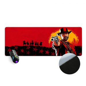 Red Dead Gaming, gamer egérpad prémium, Művészet, Textilkép, Egyéb, Decoupage, transzfer és szalvétatechnika, MESKA