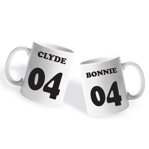 Valentin napi Páros bögre - Bonnie - Clyde 04  - otthon & életmód - konyhafelszerelés, tálalás - tálalás - bögre & csésze - Meska.hu