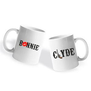 Valentin napi Páros bögre - Bonnie - Clyde - otthon & életmód - konyhafelszerelés, tálalás - tálalás - bögre & csésze - Meska.hu
