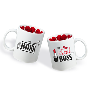 Valentin napi Páros bögre - Boss-Real BOSS , Otthon & Életmód, Konyhafelszerelés, tálalás, Tálalás, Bögre & Csésze, Mindenmás, MESKA
