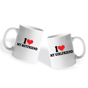 Valentin napi Páros bögre - Boyfriend-Girlfriend  - otthon & életmód - konyhafelszerelés, tálalás - tálalás - bögre & csésze - Meska.hu