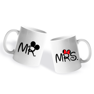 Valentin napi Páros bögre - MR - MRS  - otthon & életmód - konyhafelszerelés, tálalás - tálalás - bögre & csésze - Meska.hu