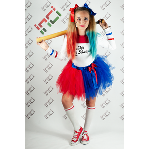 Harley Quinn jelmez szett - ruha & divat - jelmez & álarc - jelmez - Meska.hu