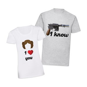 Páros mintás póló, pulóver I love you, Ruha & Divat, Páros szett, Női-férfi páros szett, Mindenmás, MESKA
