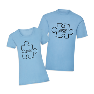 Páros mintás póló, pulóver Puzzle - Meska.hu
