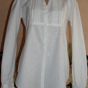 Fehér  vászon csipkés blúz  -  - Meska.hu