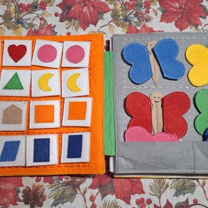 Okoskönyv (csendes könyv) - játék & sport - készségfejlesztő és logikai játék - oktató játékok - Meska.hu