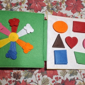 Okoskönyv (csendes könyv) - játék & sport - készségfejlesztő és logikai játék - oktató játékok - Meska.hu