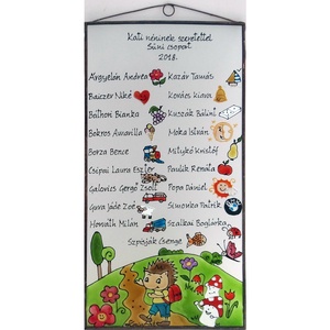 Ballagási ajándék óvónéninek vagy dadusnéninek - Nagy méretű - otthon & életmód - dekoráció - kép & falikép - üvegkép - Meska.hu