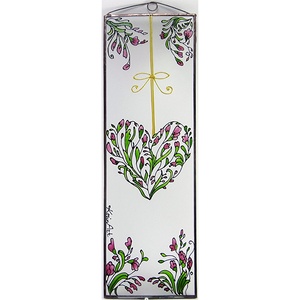 Frézia - Üveg, Üvegkép - otthon & életmód - dekoráció - kép & falikép - üvegkép - Meska.hu