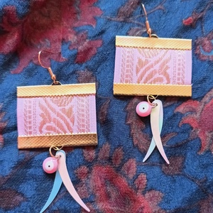 Rose fülbevaló  - Meska.hu