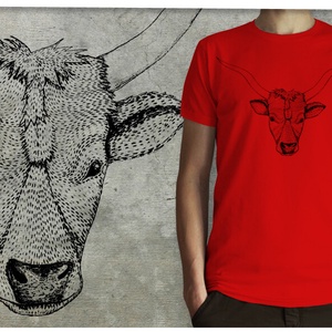 Magyar szürkemarha - ruha & divat - gyerekruha - póló - Meska.hu