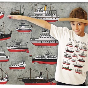 balatoni hajók gyerekeknek Sol's pólón, Ruha & Divat, Babaruha & Gyerekruha, Póló, Mindenmás, MESKA