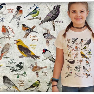 Énekes madarak - Jó minőségű karcsúsított lányka póló , Ruha & Divat, Babaruha & Gyerekruha, Póló, Fotó, grafika, rajz, illusztráció, Mindenmás, MESKA