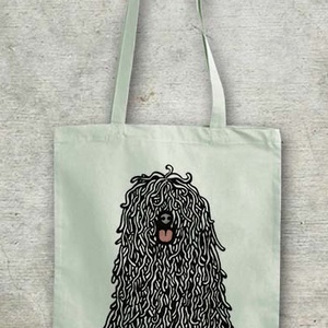 Puli textiltáskán - táska & tok - bevásárlás & shopper táska - shopper, textiltáska, szatyor - Meska.hu